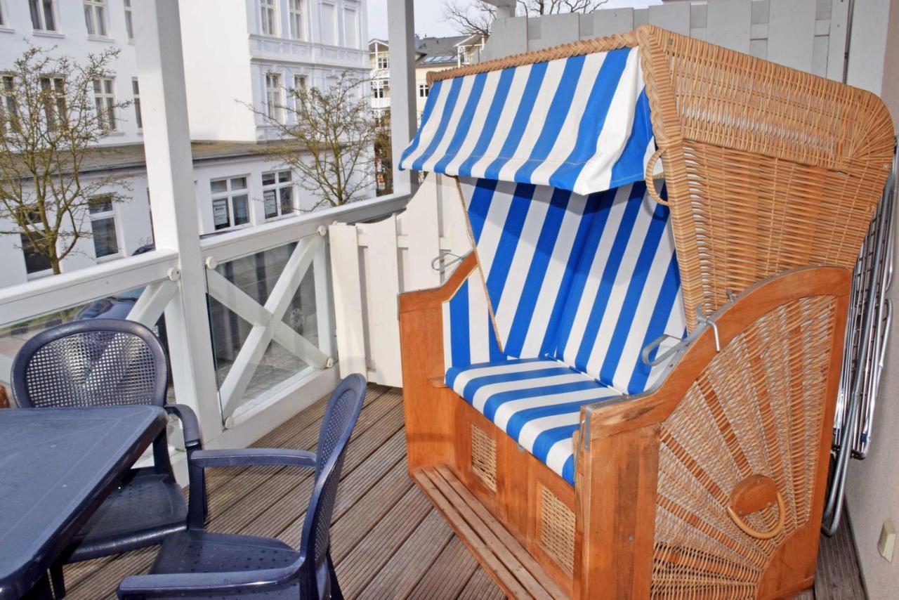Fewo Mit Balkon Und Strandkorb 03 Sellin Kültér fotó
